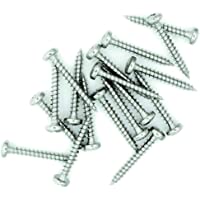Tornillo Pozi para aglomerado de acero inoxidable (A2) n.º 8 x 1-4 (4-5 mm x 35 mm) (paquete de 50)